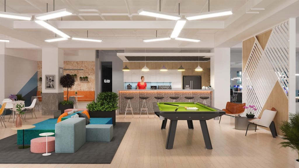 Văn phòng mở theo phong cách “Café Workspace”