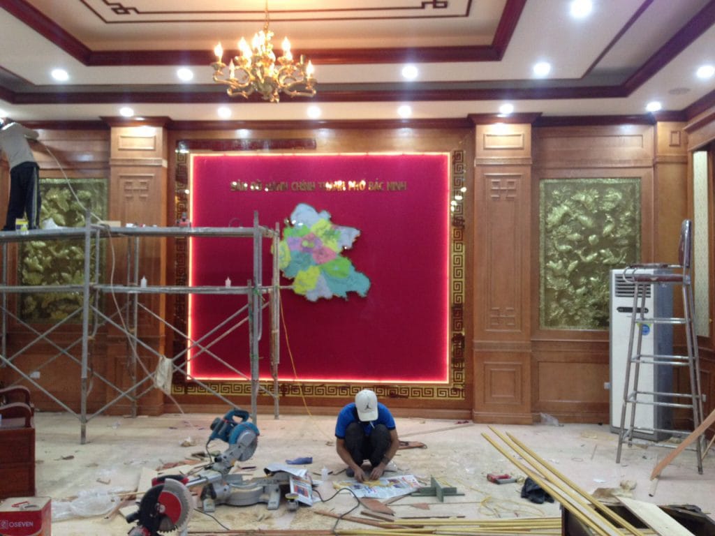 THI CÔNG NỘI THẤT VĂN PHÒNG THÀNH UỶ BẮC NINH - ảnh 1