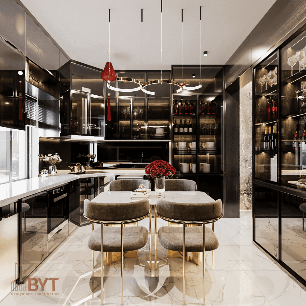 THIẾT KẾ NỘI THẤT PHÒNG BẾP HIỆN ĐẠI