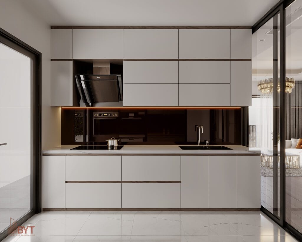 THIẾT KẾ NỘI THẤT PHÒNG BẾP: HƯỚNG DẪN CHỌN KÍCH THƯỚC TỦ BẾP CHUẨN - Diện tích và bố cục phòng bếp
