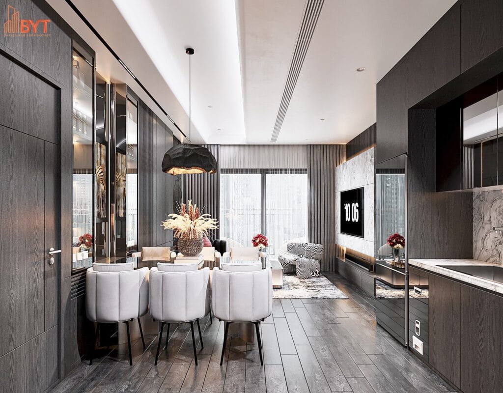 THIẾT KẾ THI CÔNG NỘI THẤT CĂN HỘ 3 PHÒNG NGỦ VINSHOMES - TỔNG QUAN