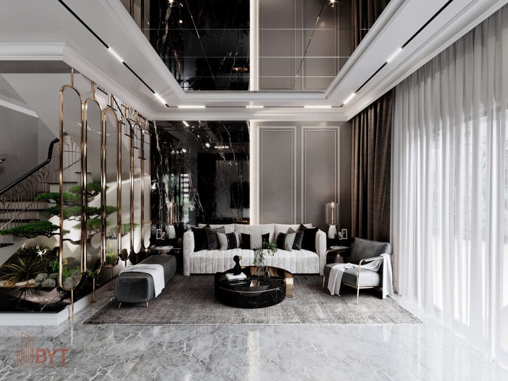 Thiết kế nội thất căn hộ Biệt thự Xuân phương