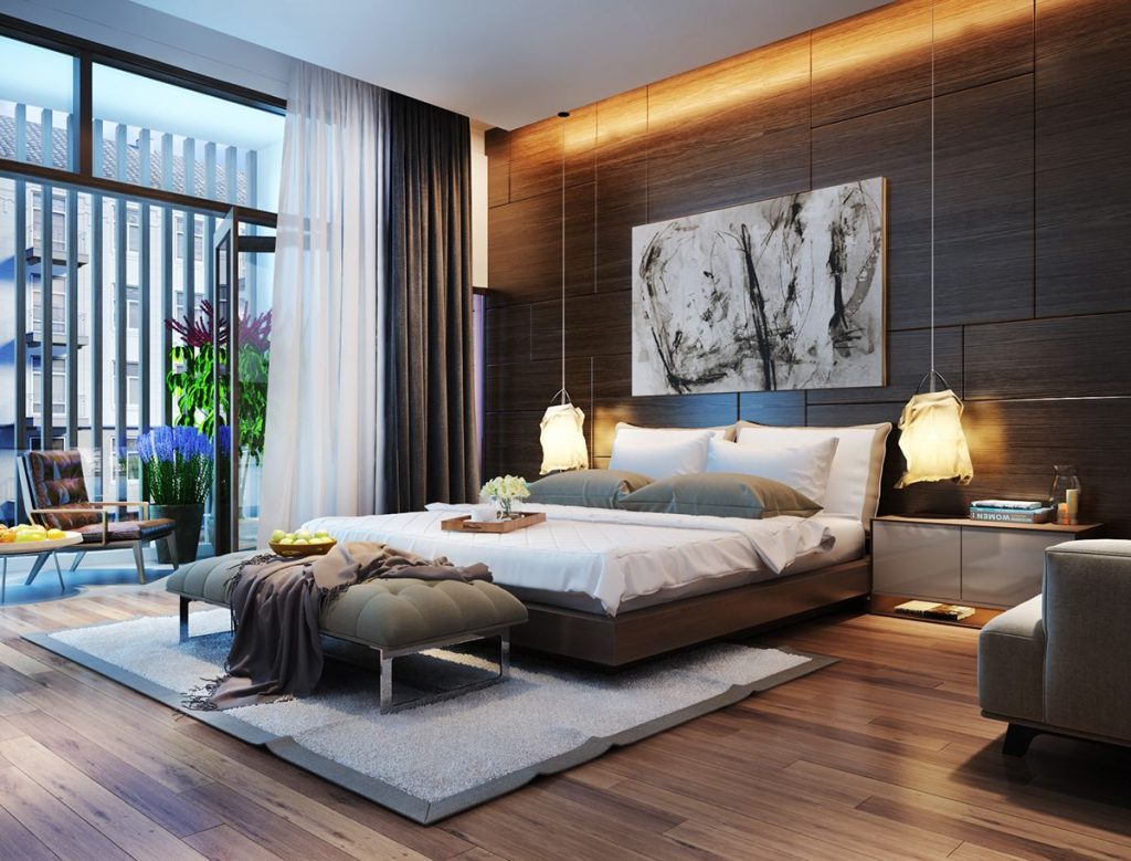 Mẫu thiết kế nội thất phong cách hiện đại phòng ngủ