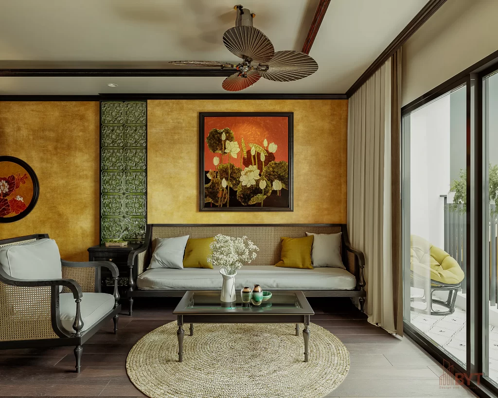 nội thất phong cách Indochine với sự giao thoa giữa truyền thống Đông Dương và tinh thần hiện đại phương Tây