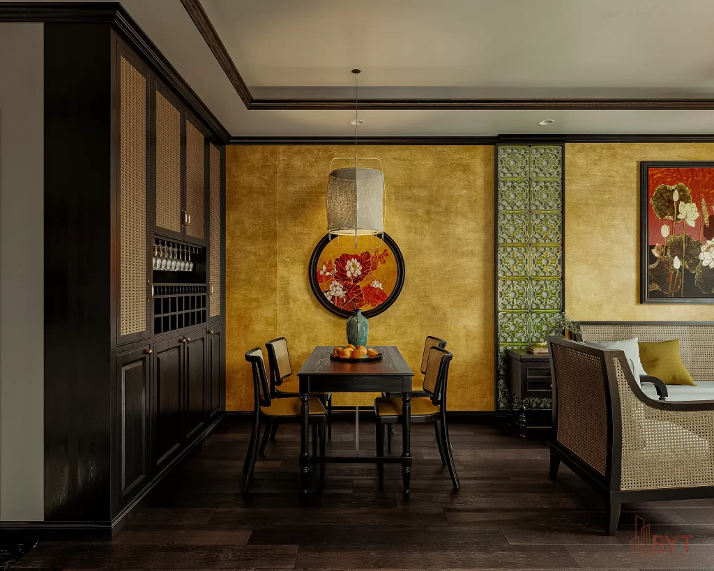 Phòng ăn mang đậm phong cách nội thất phong cách Indochine