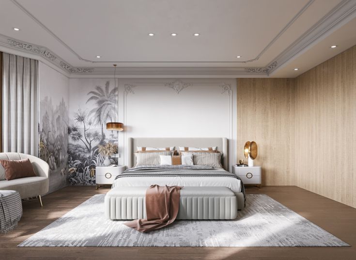 Mẫu nội thất phòng ngủ công nghiệp