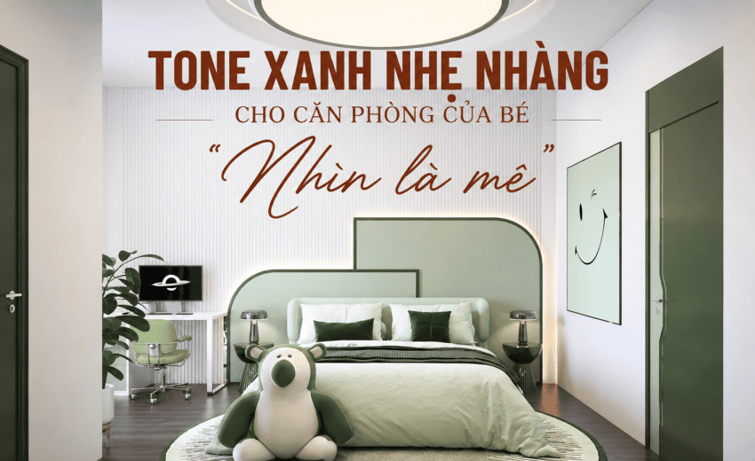 Nội thất phòng ngủ đáng yêu cho trẻ