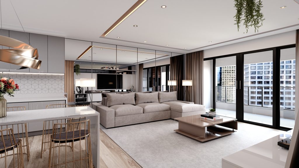 Thiết kế chung cư hiện đại 80m²