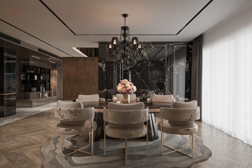 Mẫu thiết kế nội thất căn hộ 52m2 tận dụng ánh sáng, cây xanh