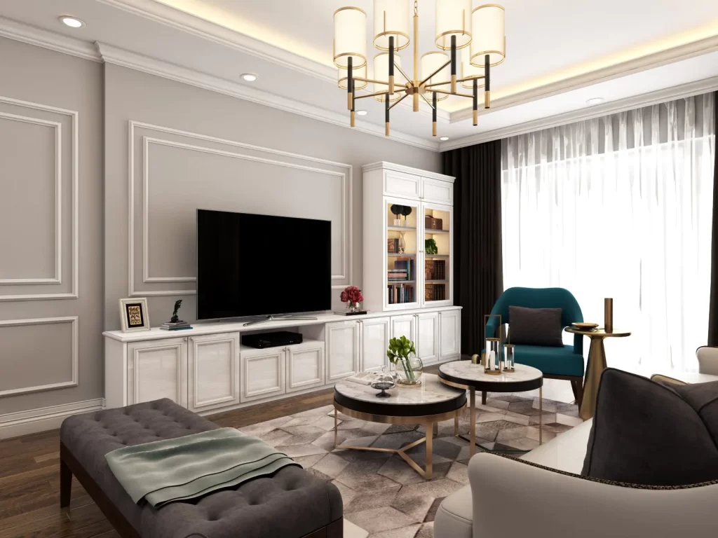 Mẫu thiết kế nội thất căn hộ 65m2 phong cách Đương đại - Contemporary