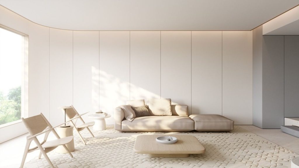 Mẫu thiết kế nội thất căn hộ 65m2 phong cách Tối giản