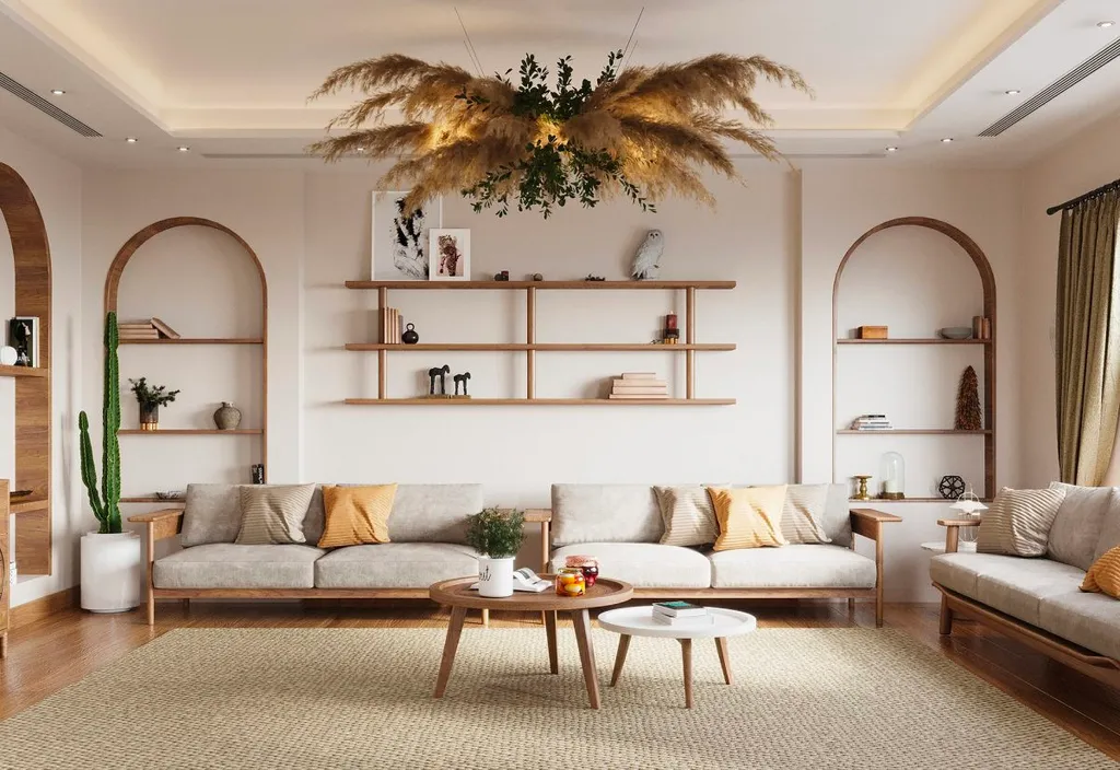 Mẫu thiết kế nội thất căn hộ 66m2 phong cách Scandinavian