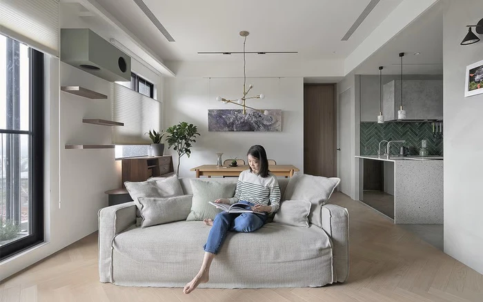 Mẫu thiết kế nội thất chung cư 60m2 cho người độc thân