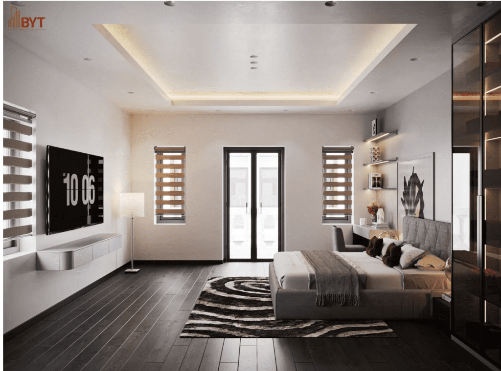 Mẫu thiết kế phòng ngủ phong cách đương đại trẻ trung và có cá tính