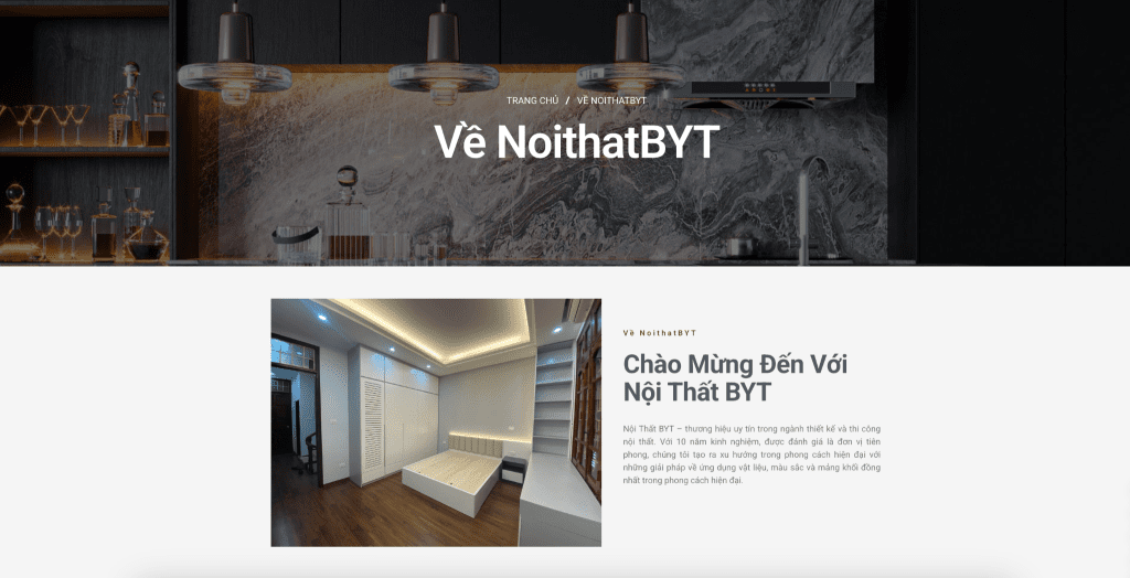 Nội thất BYT - thương hiệu uy tín trong ngành thiết kế và thi công nội thất với 10 năm kinh nghiệm