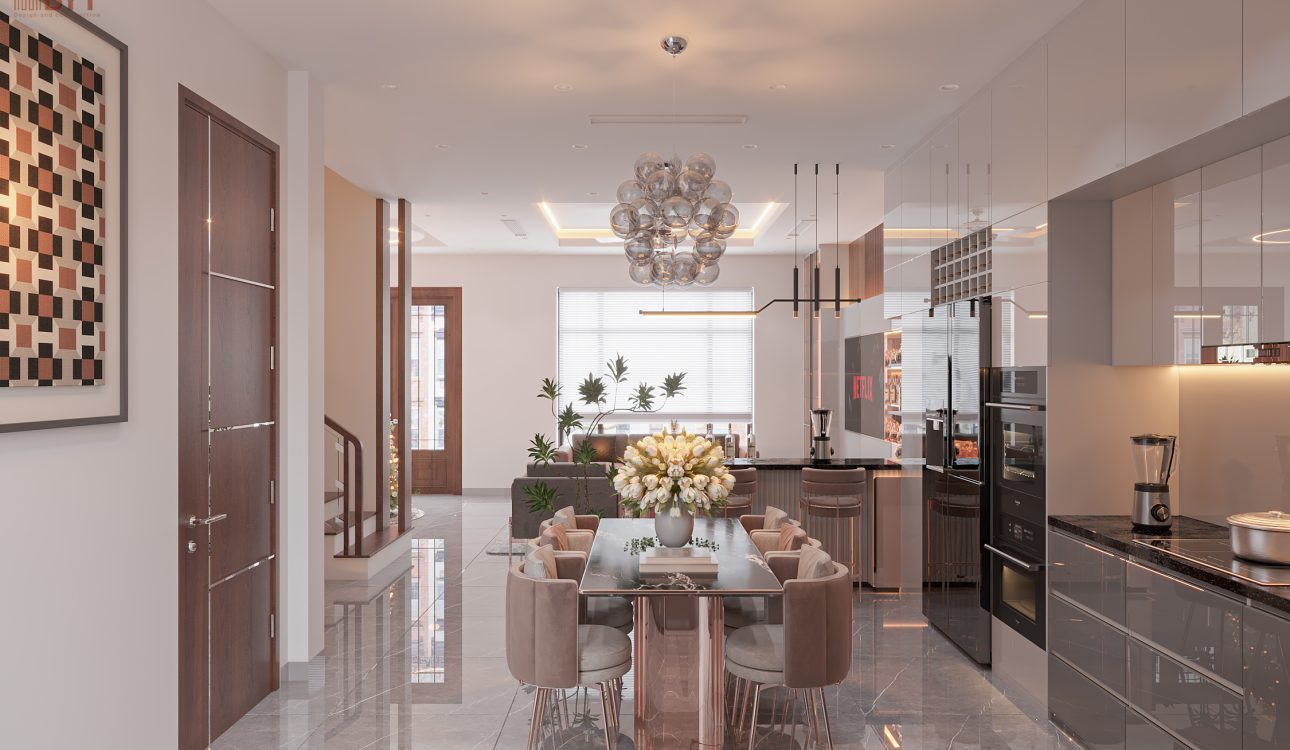 Nội thất thông minh cho thiết kế căn hộ chung cư 54m2 tiết kiệm diện tích