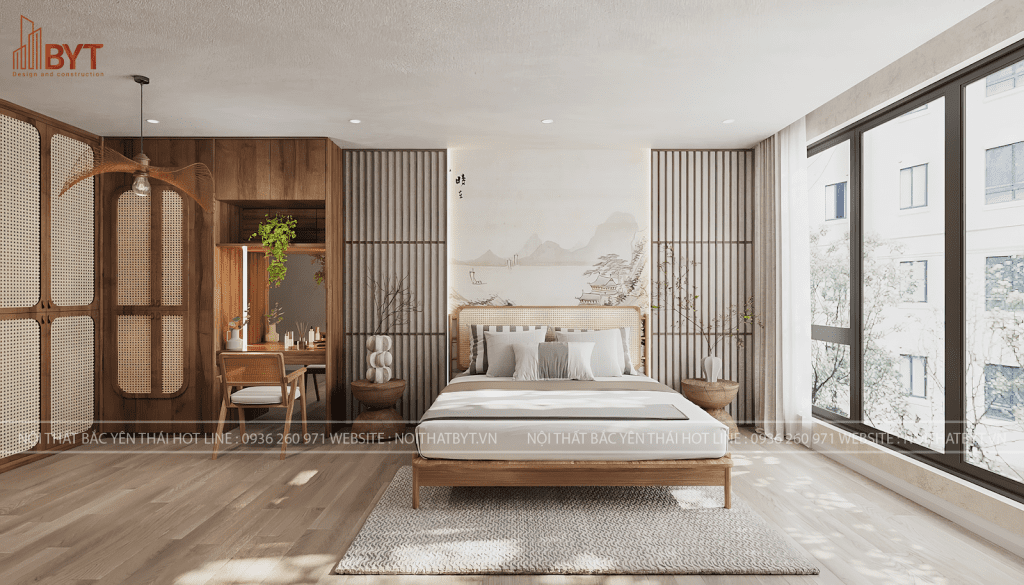 Thiết kế nội thất chung cư 52m2 1 phòng ngủ