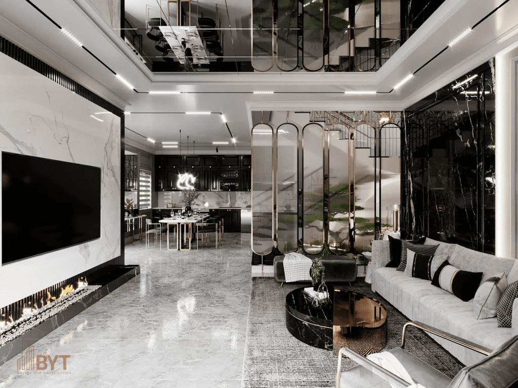 Thiết kế nội thất chung cư 60m2 phong cách hiện đại