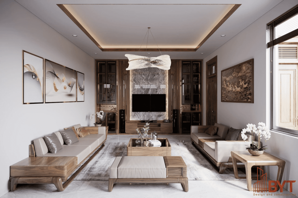 Thiết kế nội thất chung cư 60m2 phong cách nhật bản janpandi