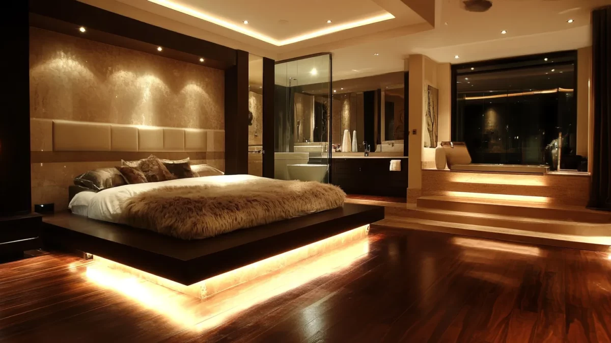 Thiết kế phòng ngủ 25m2 có nhà vệ sinh