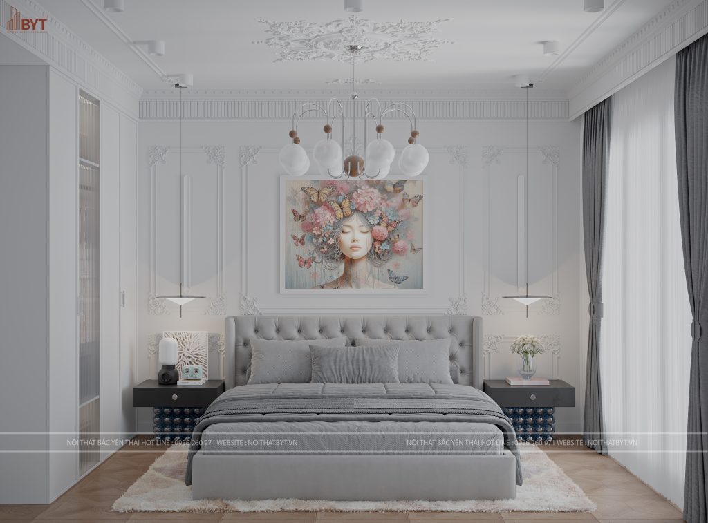 Thiết kế nội thất chung cư 80m2 với 1 phòng ngủ