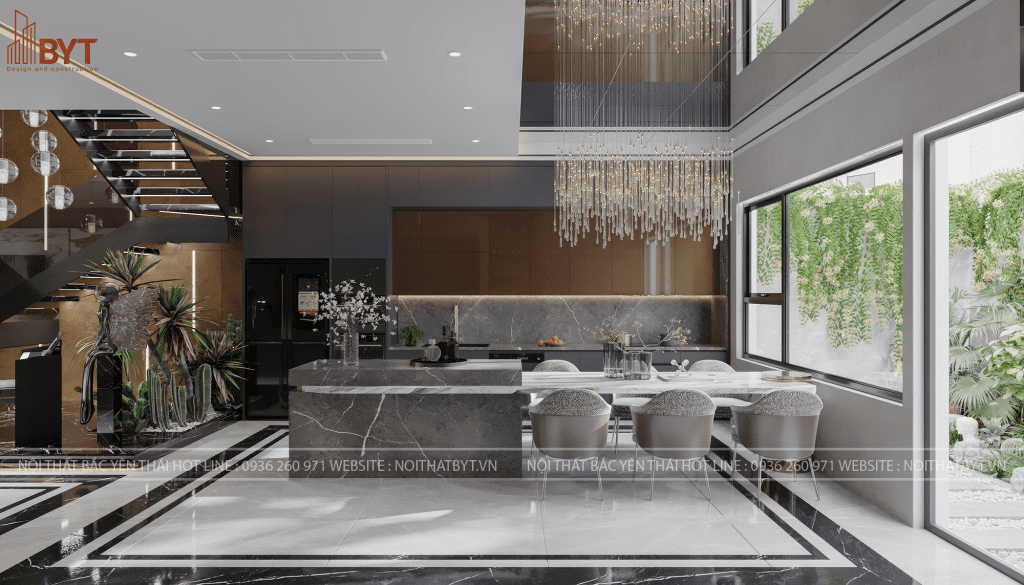 Thiết kế nội thất chung cư 70m2 cho cặp đôi yêu thiên nhiên