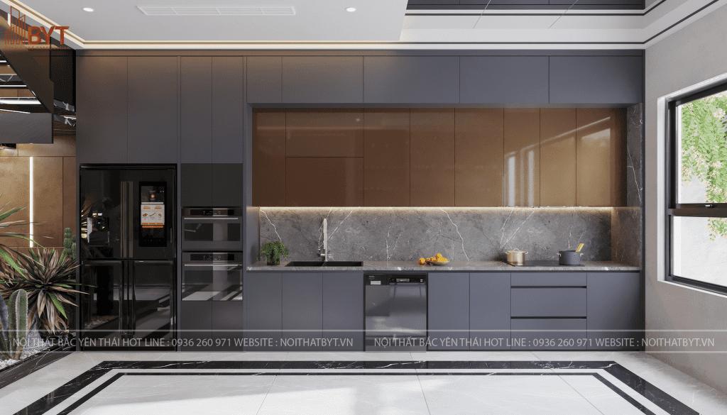 Hướng dẫn thiết kế nội thất căn hộ 64m2 với bố trí không gian hiệu quả và vật liệu bền vững.