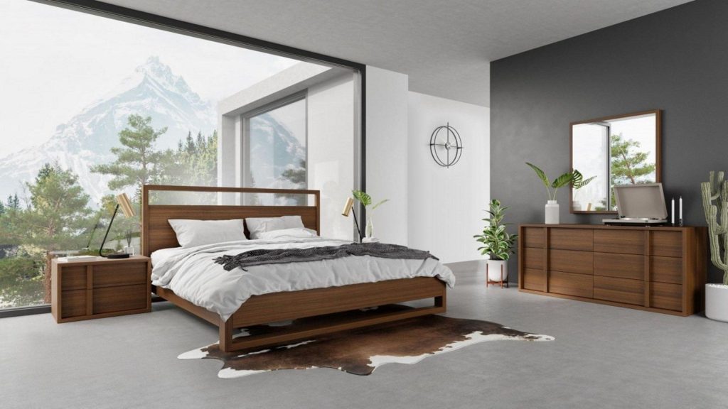 Đặc điểm nổi bật của nội thất phòng ngủ óc chó