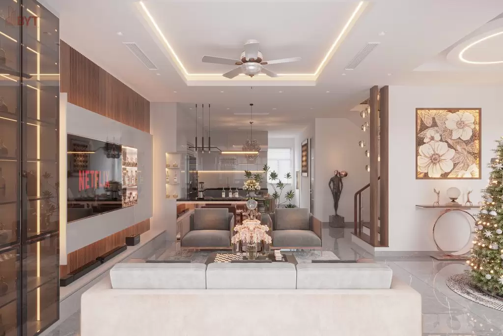 Dự Án Nội Thất Phòng Khách Hiện Đại Tiêu Biểu - Phòng Khách Cao Cấp