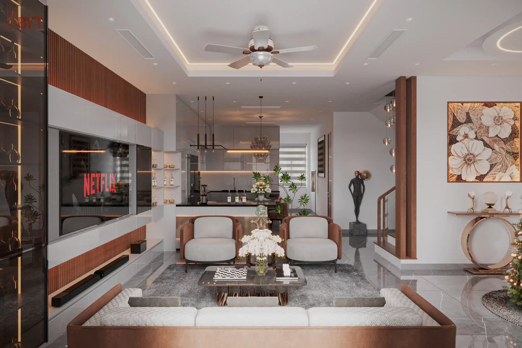 Dự Án Thiết Kế Nội Thất Nhà Phố 3 Tầng Với 3 Phòng Ngủ Tại Khu Đô Thị Dương Nội, Hà Đông