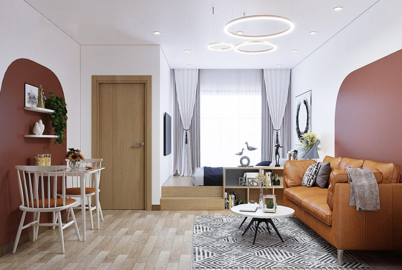 15+ mẫu thiết kế nội thất căn hộ 40m2 đơn giản mà đẹp