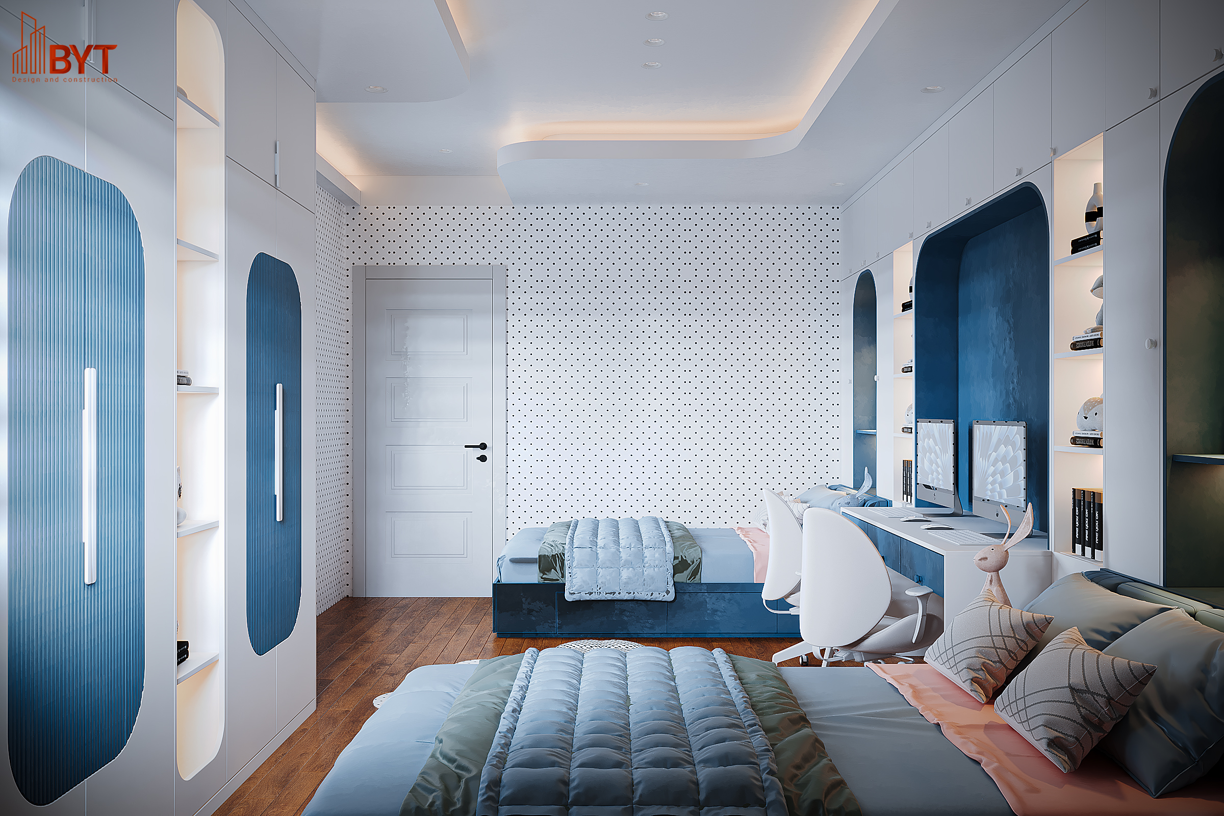 Cách tối ưu không gian phòng ngủ 27m2