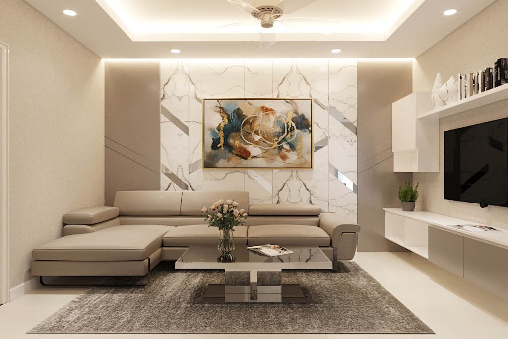Mẫu Nội Thất Phòng Khách Hiện Đại Theo Diện Tích - 20-40m²