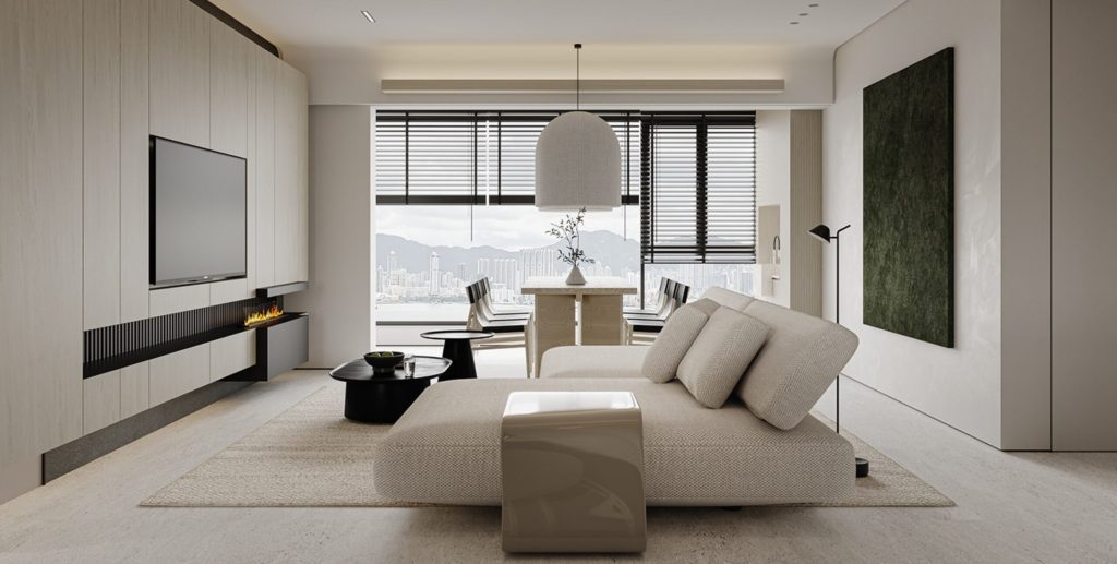 Mẫu thiết kế chung cư 50m2 phong cách tối giản