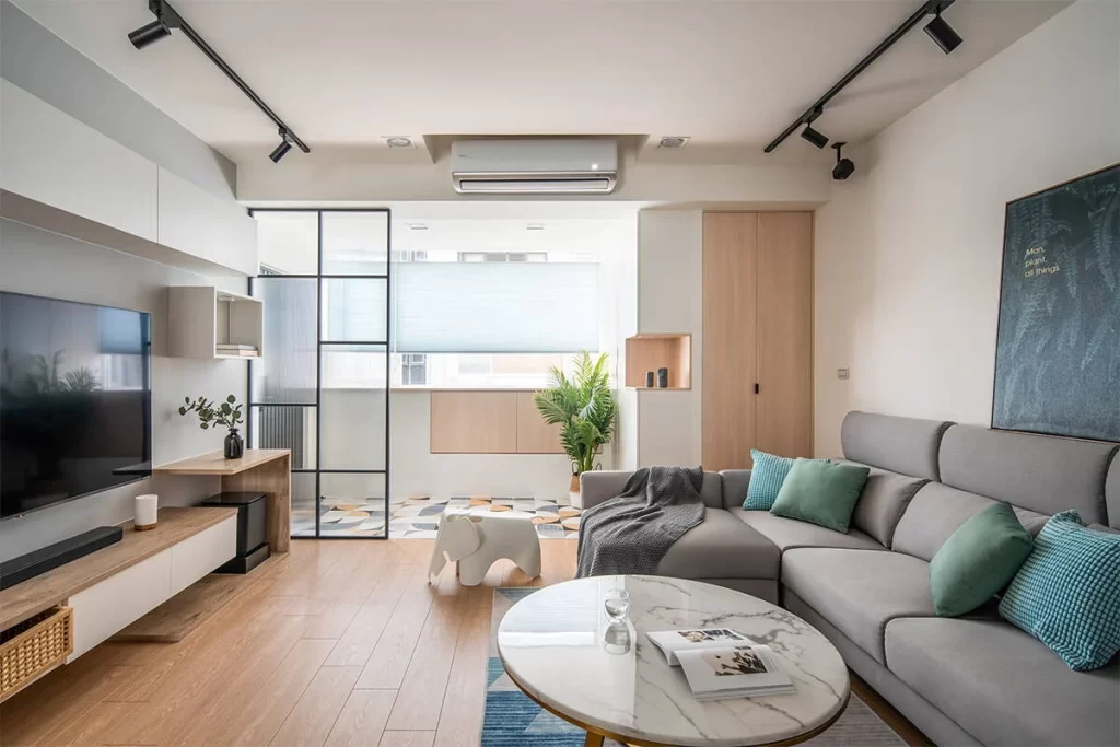 Mẫu thiết kế chung cư 58m2 cho cặp vợ chồng trẻ