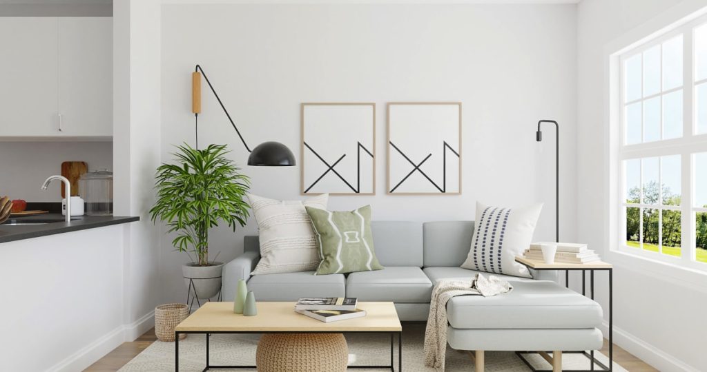 Mẫu thiết kế chung cư 75m2 phong cách tối giản