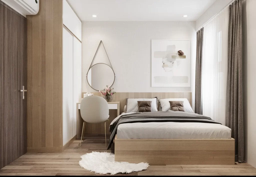 Mẫu thiết kế nội thất phòng ngủ phong cách đương đại