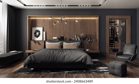 Phòng ngủ óc chó luxury