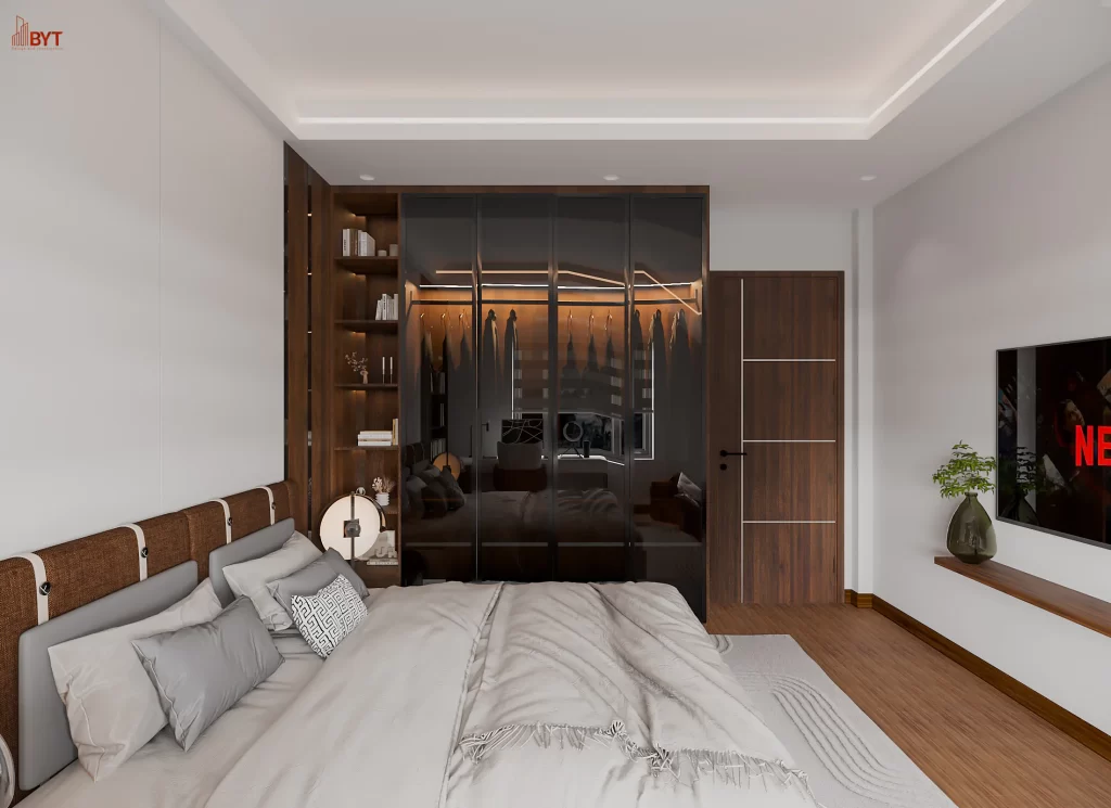 Thiết Kế Nội Thất Phòng Ngủ Nhà Phố 3 Phòng Ngủ Tại Khu Đô Thị Dương Nội, Hà Đông