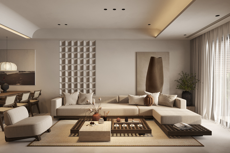 Thiết kế nội thất chung cư 75m2 đương đại với dấu ấn cá nhân