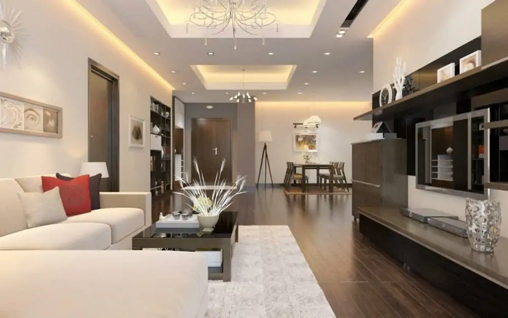 Thiết kế nội thất chung cư 80m2 phong cách Hiện đại