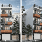 Thiết kế nội thất nhà phố 4 tầng Hà Đông