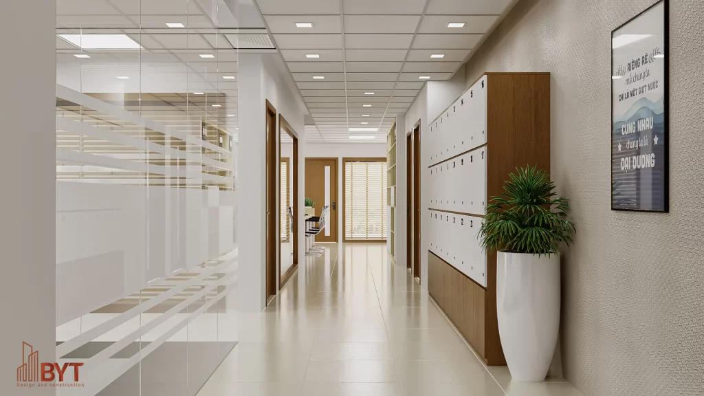 Thiết kế nội thất văn phòng Nhất Minh khu vực lưu trữ