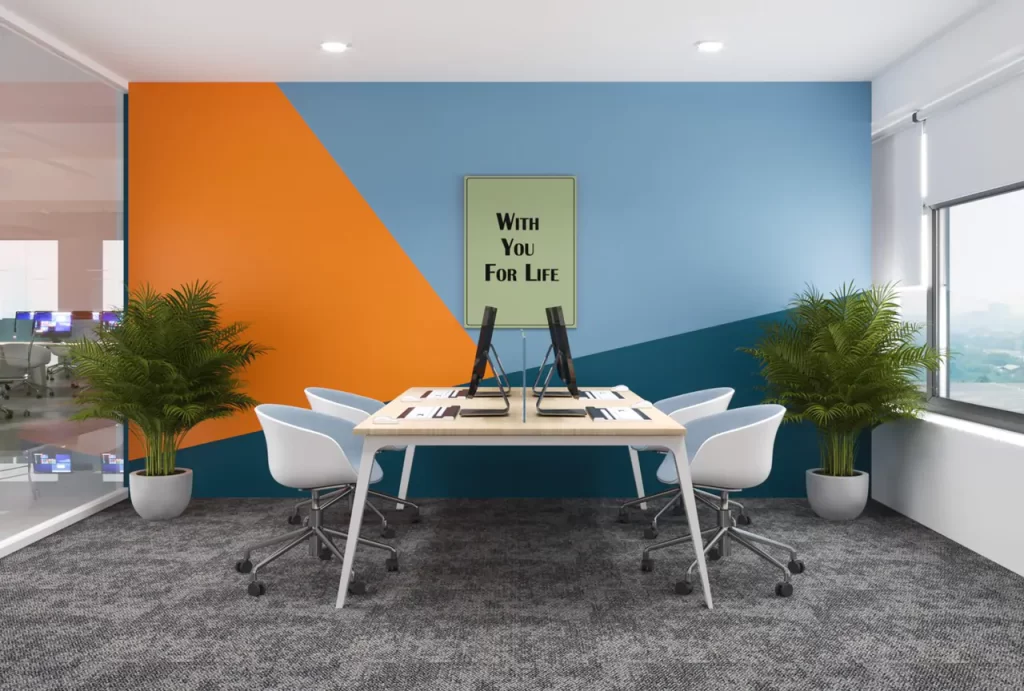 Thiết kế nội thất văn phòng hà đông nola group phòng làm việc nhóm
