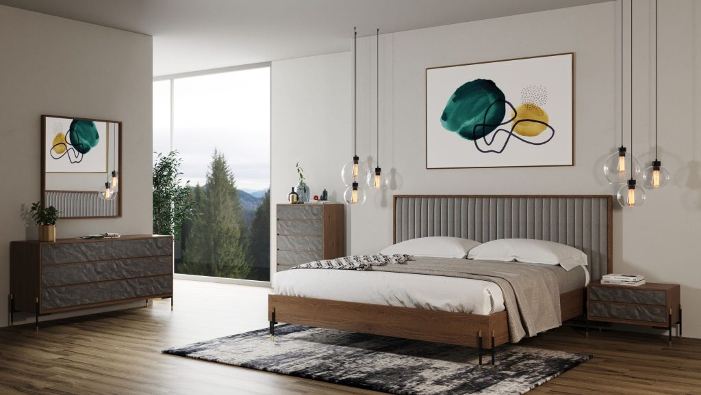 Thiết kế phòng ngủ óc chó 25m²