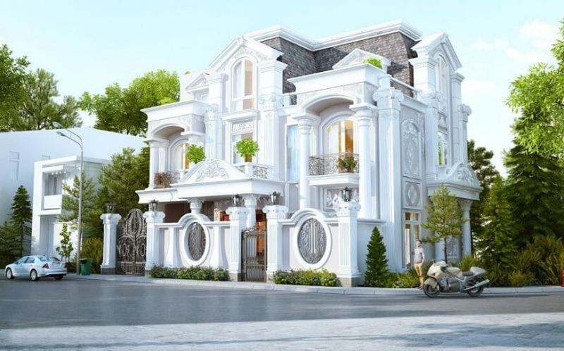 Tổng quan thiết kế nội thất biệt thự Hà Đông với không gian sang trọng và hiện đại.