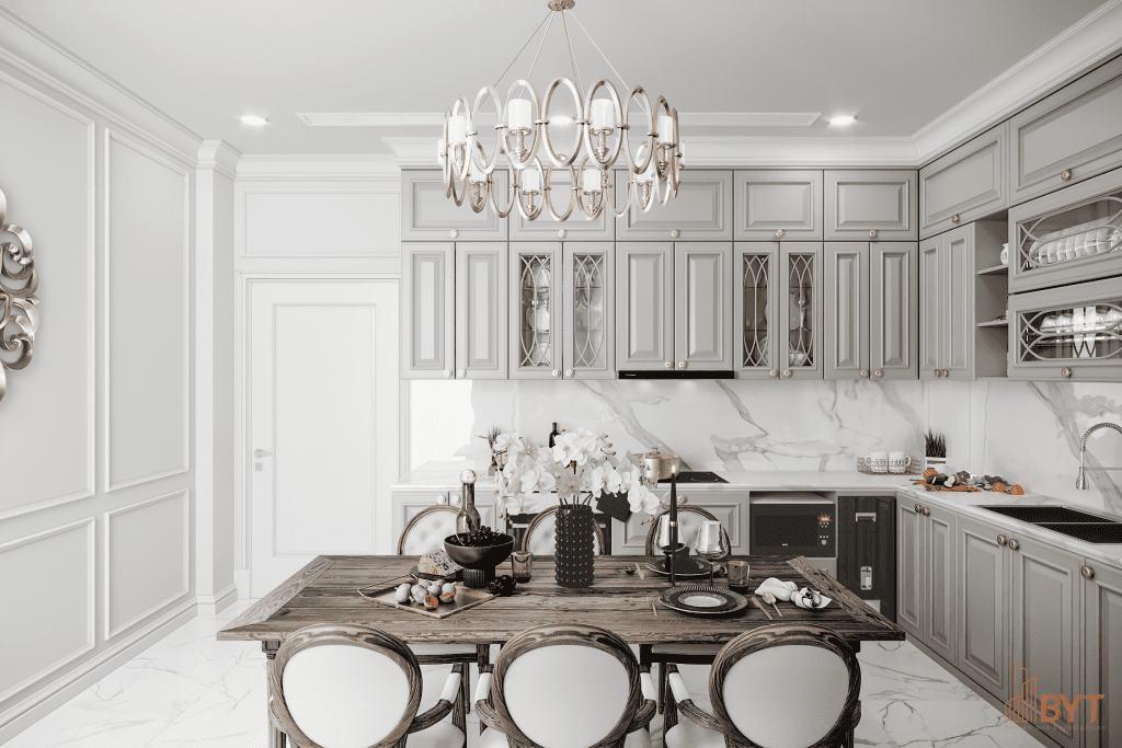Mẫu thiết kế nội thất căn hộ 40m2 phong cách Đương đại