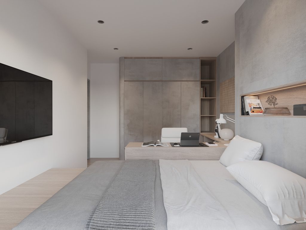Thiết kế nội thất chung cư 70m2 với không gian đa năng