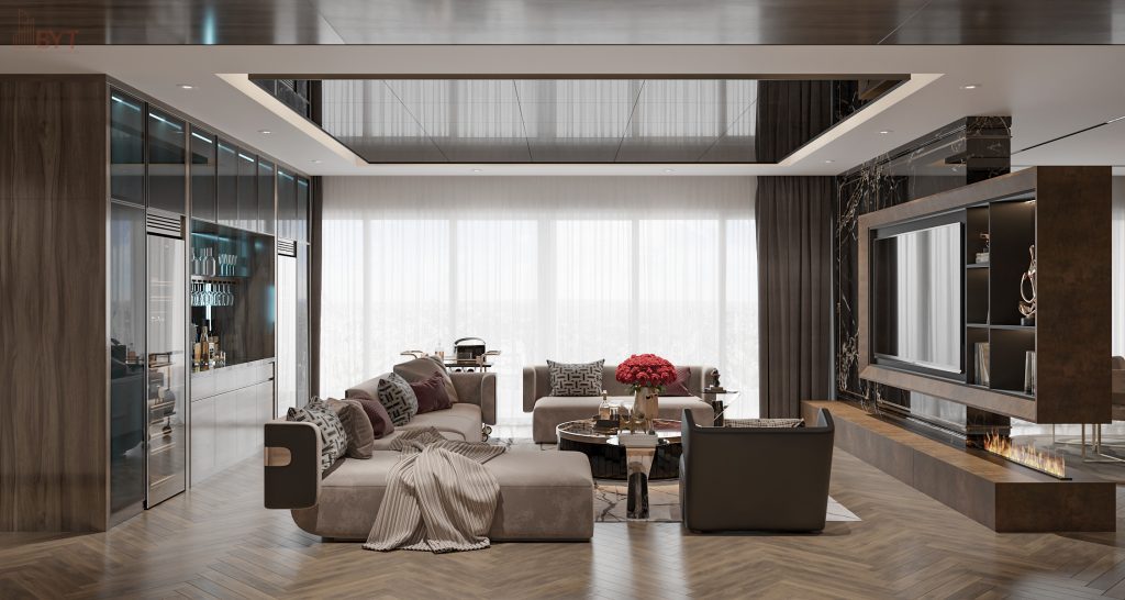 Hành trình thiết kế nội thất căn hộ 64m2 với nội thất đa năng và ánh sáng tự nhiên.