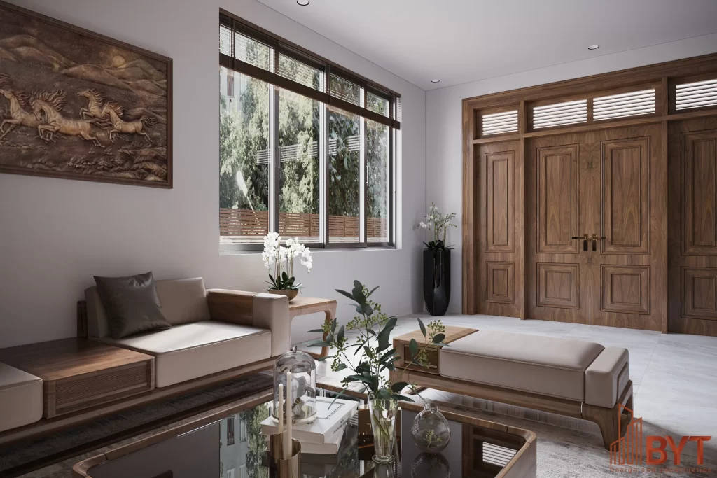 KỸ THUẬT THI CÔNG NỘI THẤT PHÒNG KHÁCH